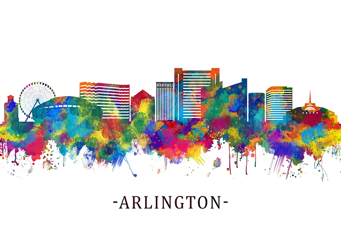 Arlington Texas Skyline