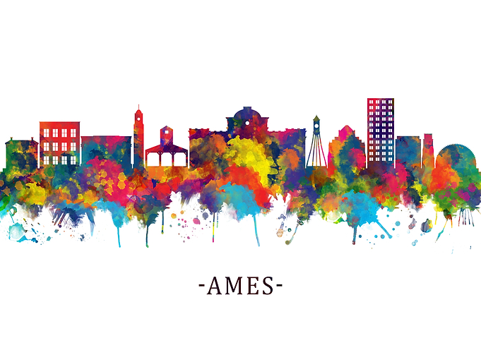 Ames Iowa Skyline