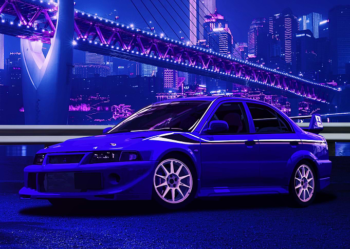 Mitsubishi Evo VI Car
