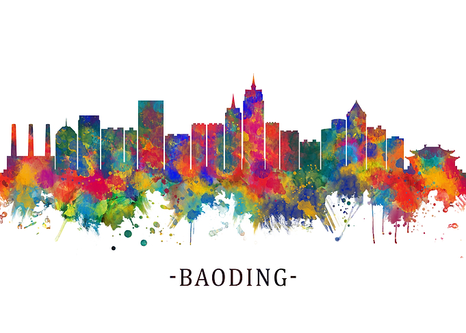 Baoding China Skyline