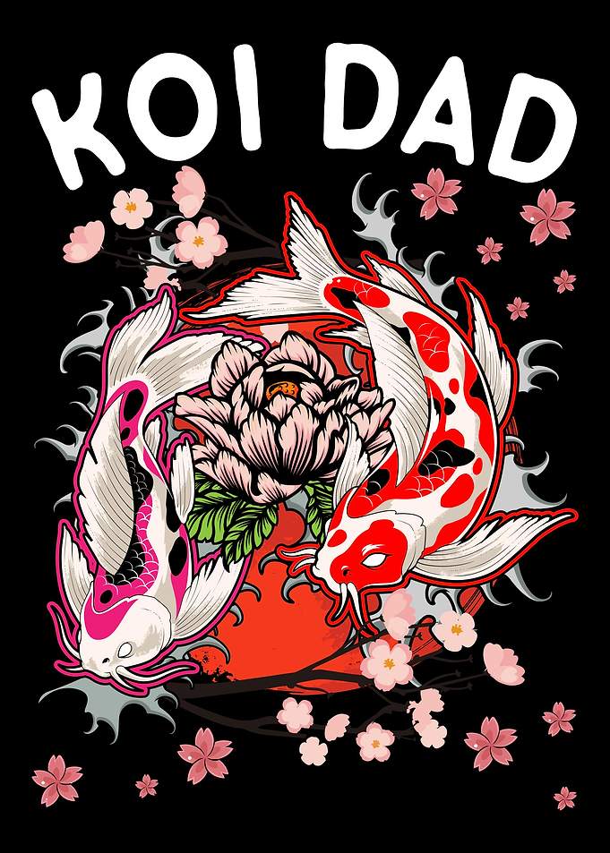 Koi Fish Farmer Dad