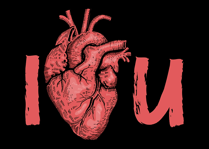 Funny I Love You Heart