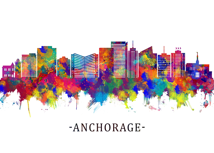 Anchorage Alaska Skyline