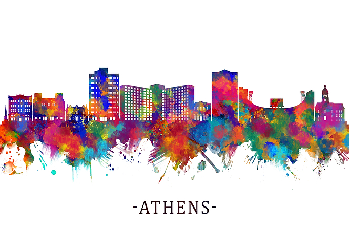 Athens Georgia Skyline