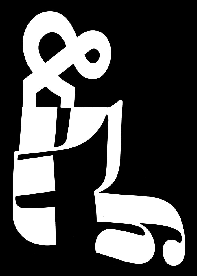 Typography collage artwork