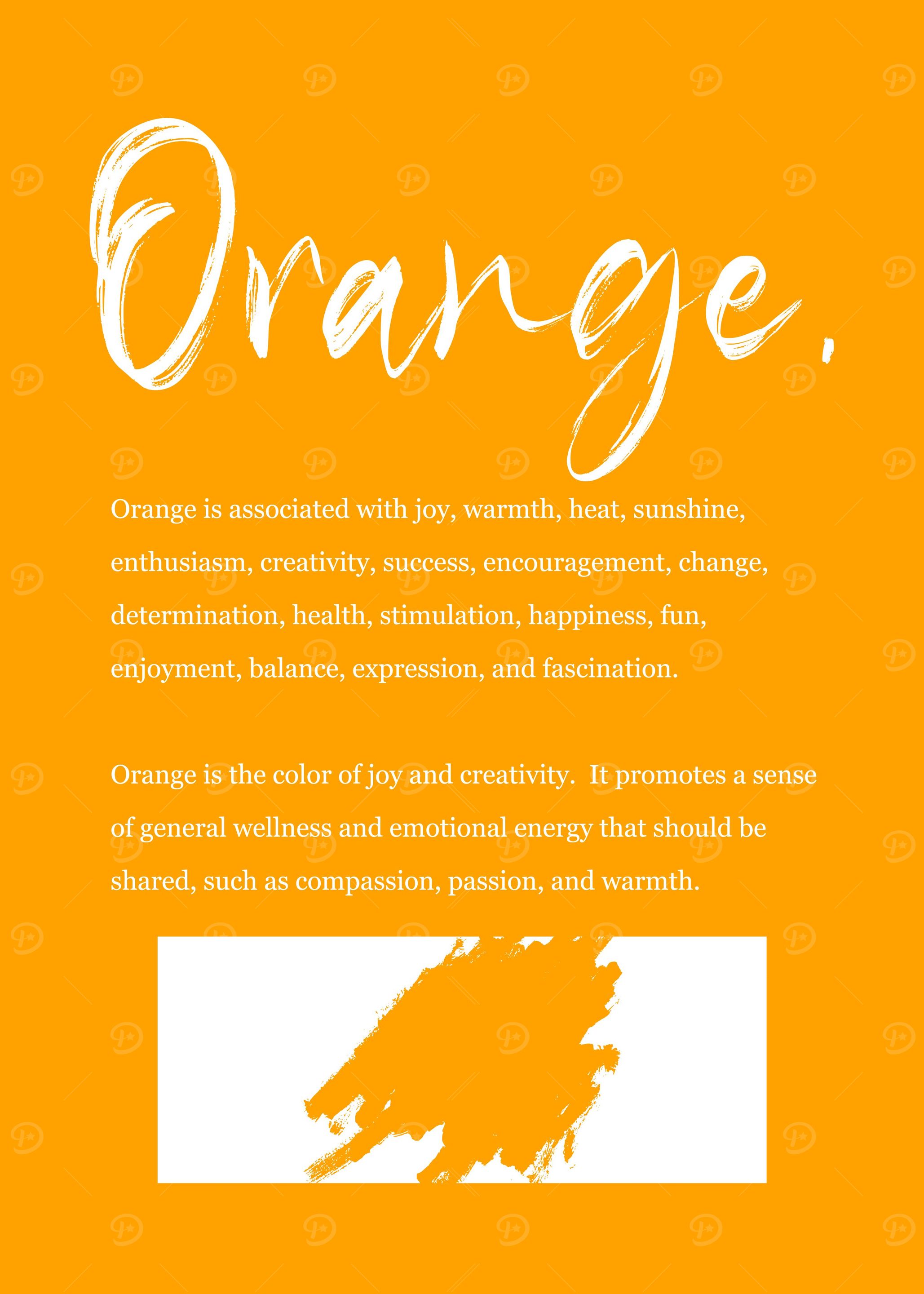 ORANGE COLOR WHEEL
