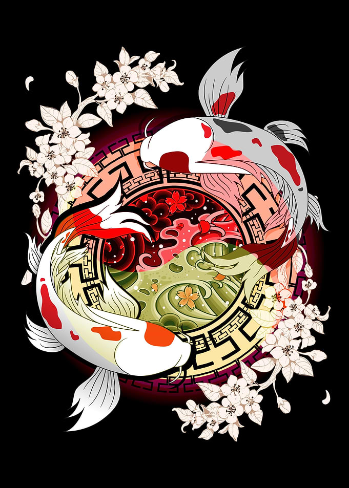 Beautiful Japanese Koi