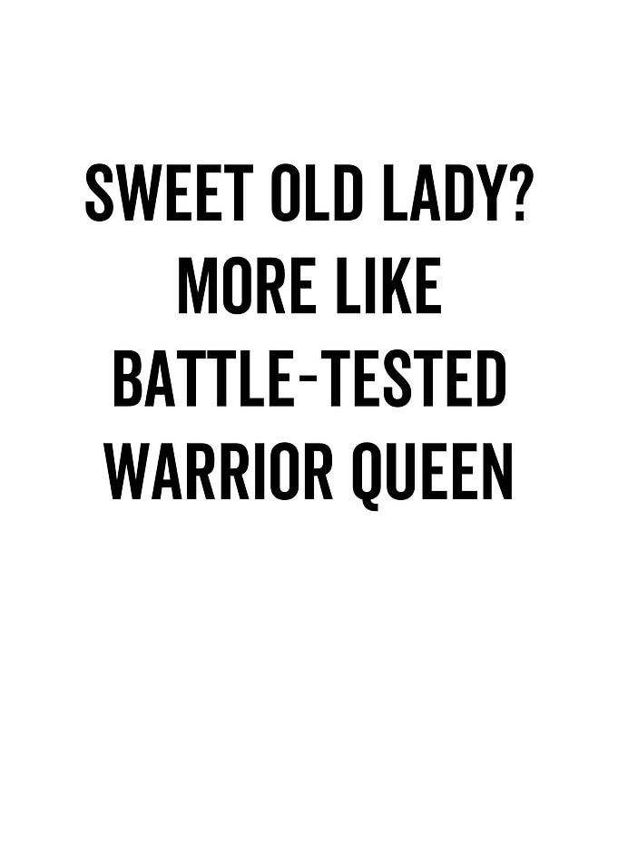 Sweet Old Lady More Like