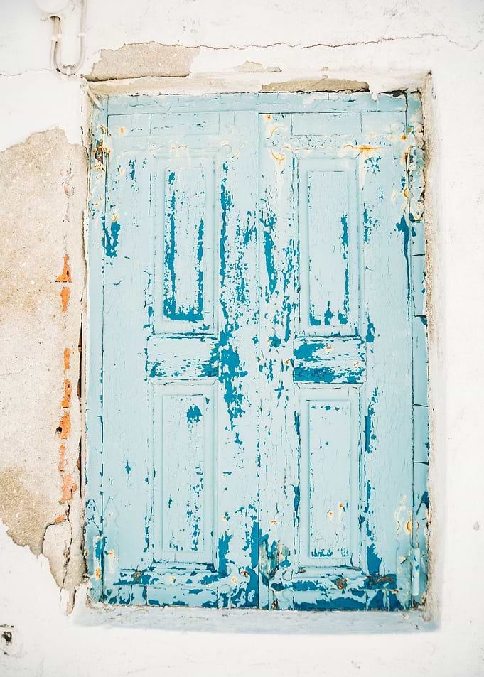 Weathered Window Shutters