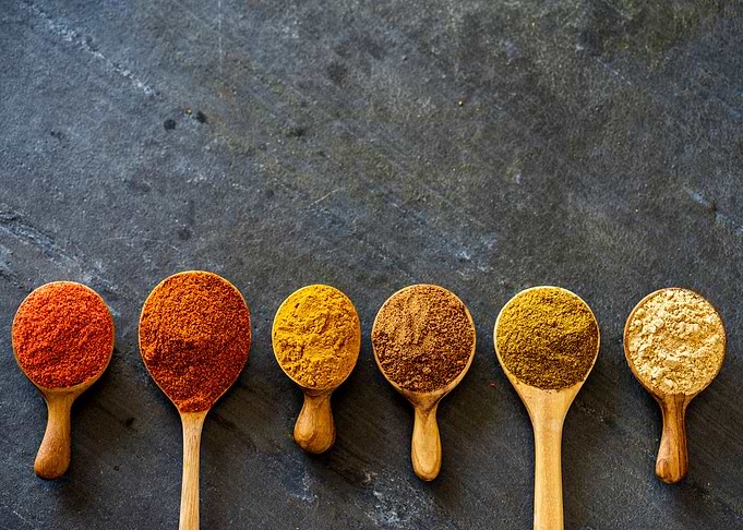 Row of Spices