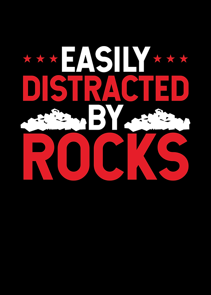 Distracted by rocks