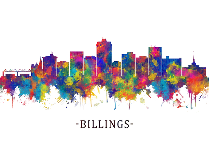 Billings Montana Skyline