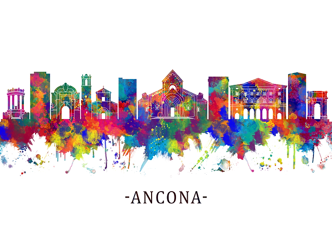 Ancona Italy Skyline