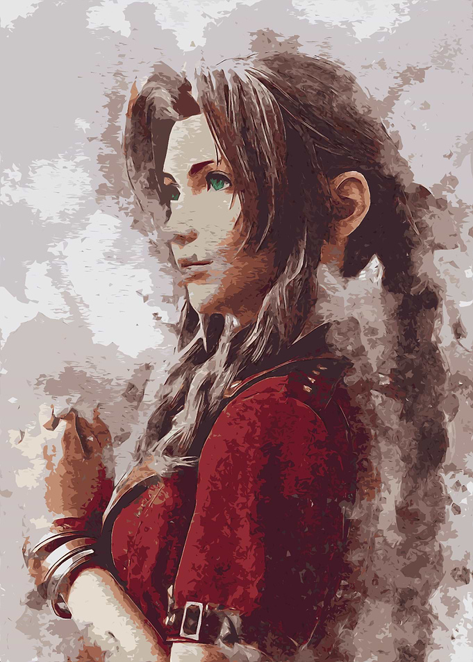 Aerith watercolor