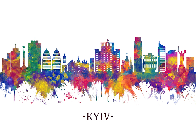 Kyiv Ukraine Skyline