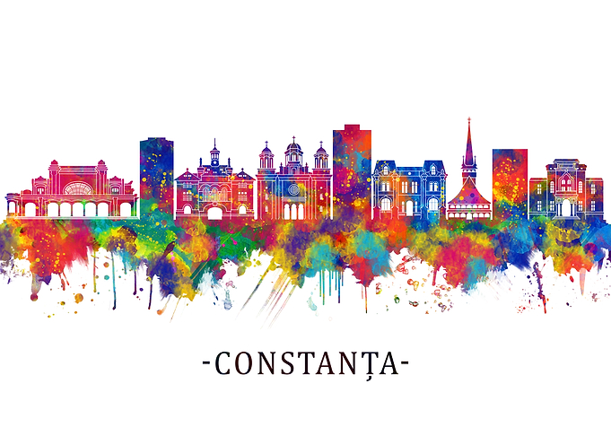 Constanta Romania Skyline