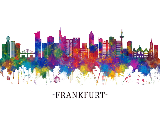 Frankfurt Germany Skyline