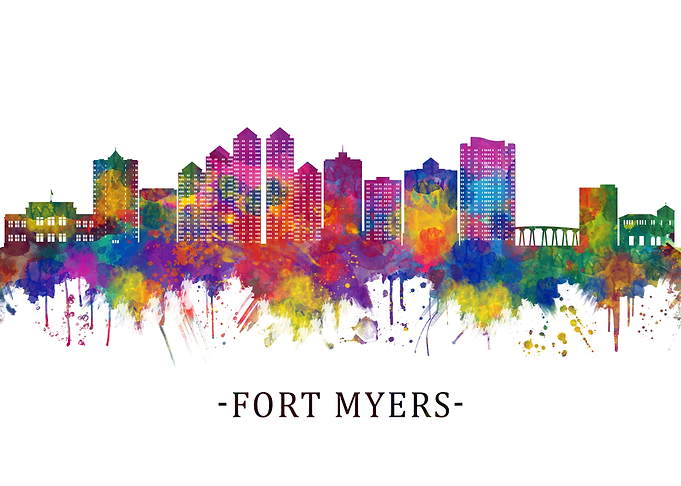 Fort Myers Florida Skyline
