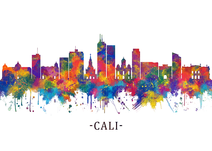 Cali Colombia Skyline