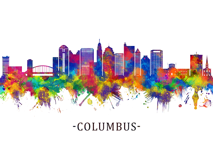 Columbus Ohio Skyline