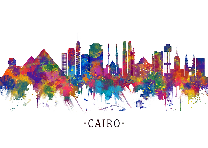 Cairo Egypt Skyline