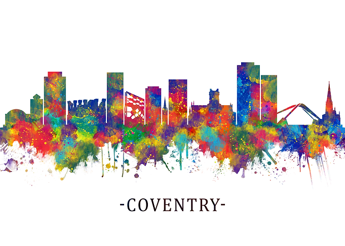 Coventry England Skyline