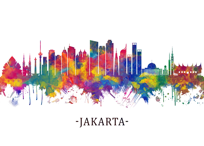 Jakarta Indonesia Skyline