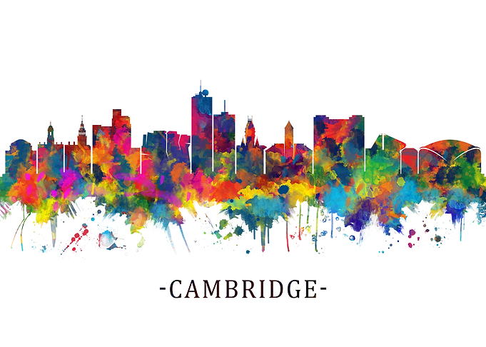 Cambridge USA Skyline