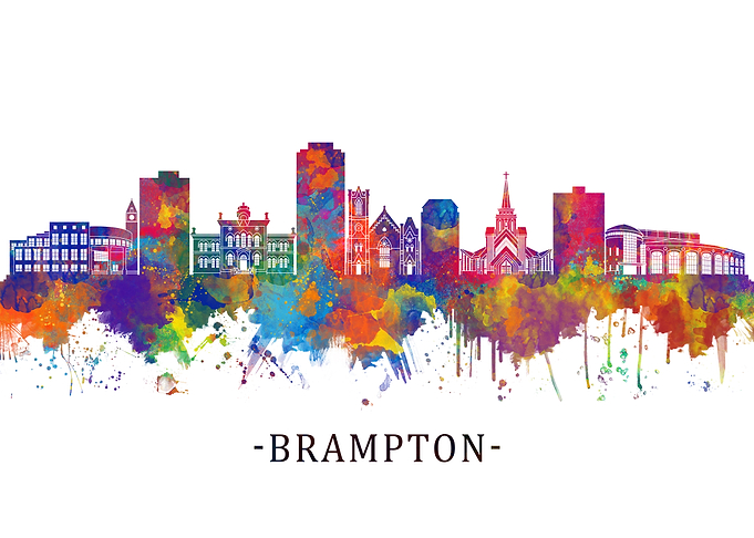 Brampton Canada Skyline
