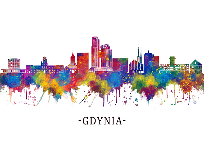 Gdynia Poland Skyline