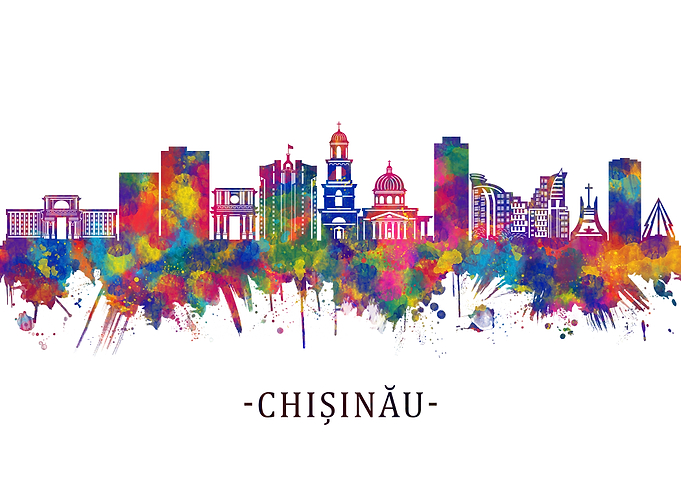 Chisinau Moldova Skyline