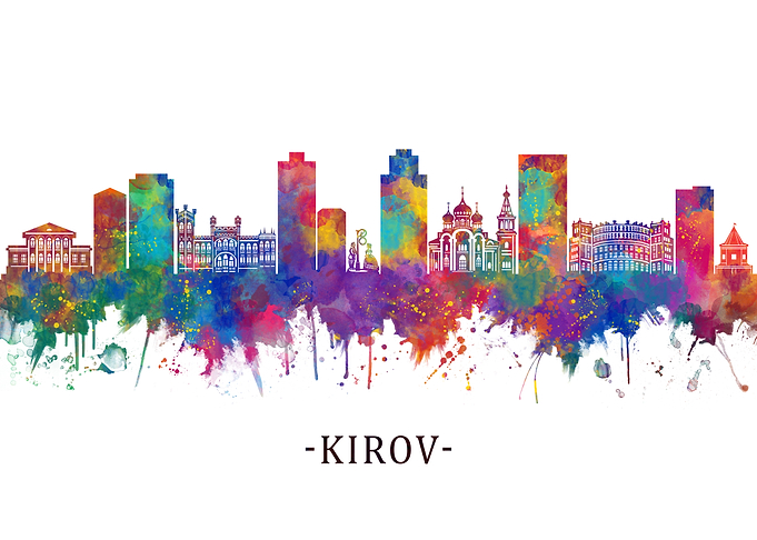 Kirov Russia Skyline