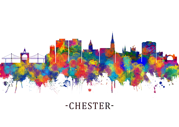 Chester England skyline