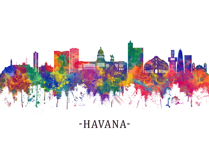 Havana Cuba Skyline