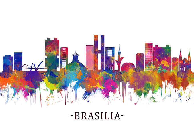 Brasilia Brazil Skyline
