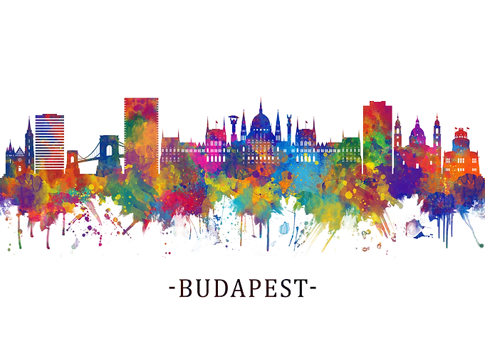 Budapest Hungary Skyline