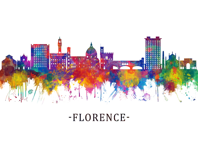 Florence Italy Skyline