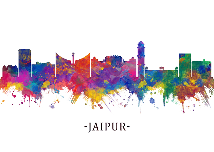 Jaipur Rajasthan Skyline