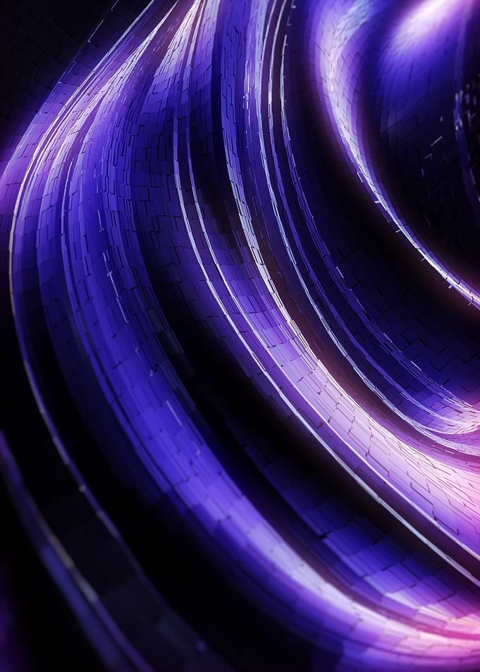 Ultraviolet Metal Mosaic