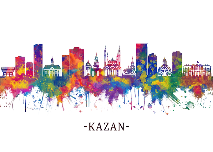 Kazan Russia Skyline