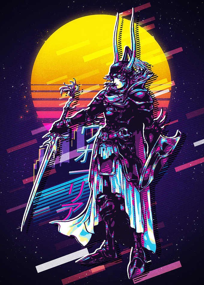 Warrior Of Light Retrowave