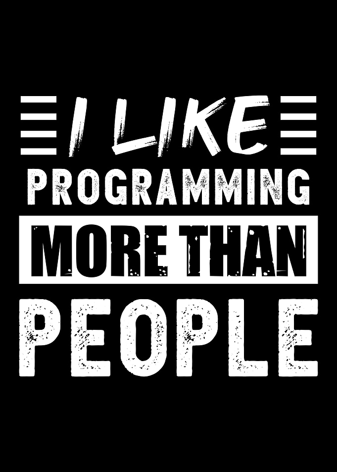 I like Programming more