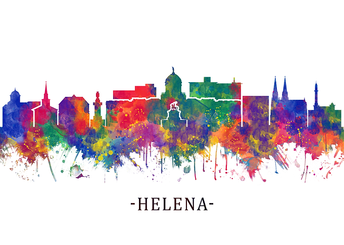 Helena Montana Skyline