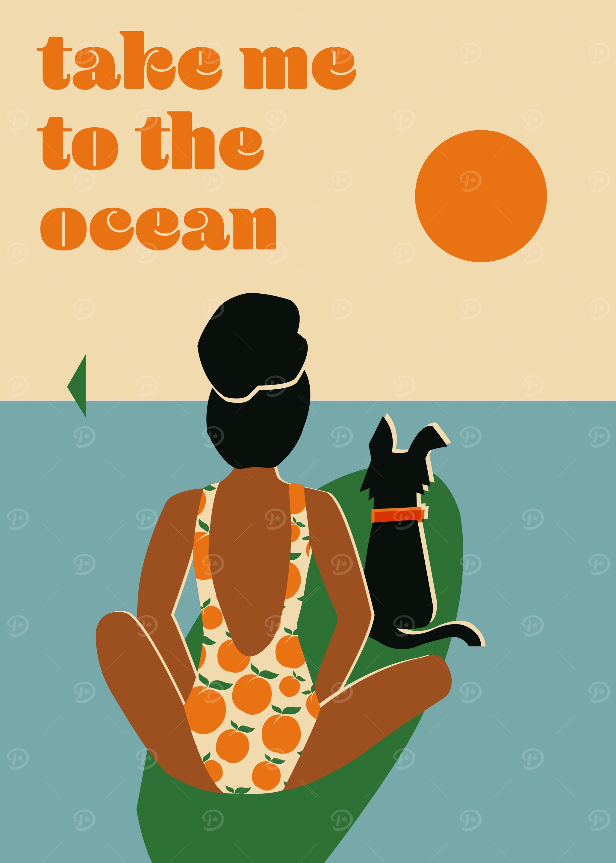 Surf Girl Ocean Dreams