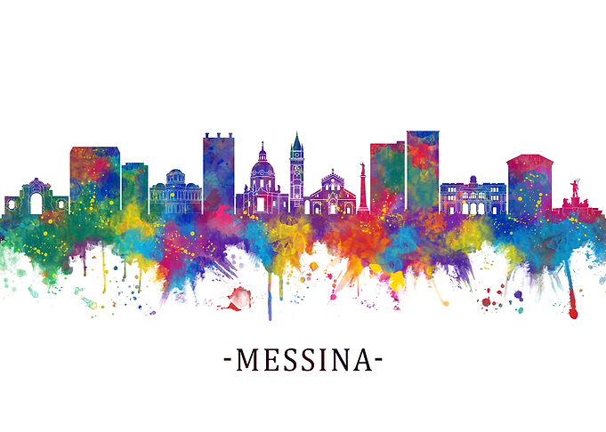 Messina Italy Skyline