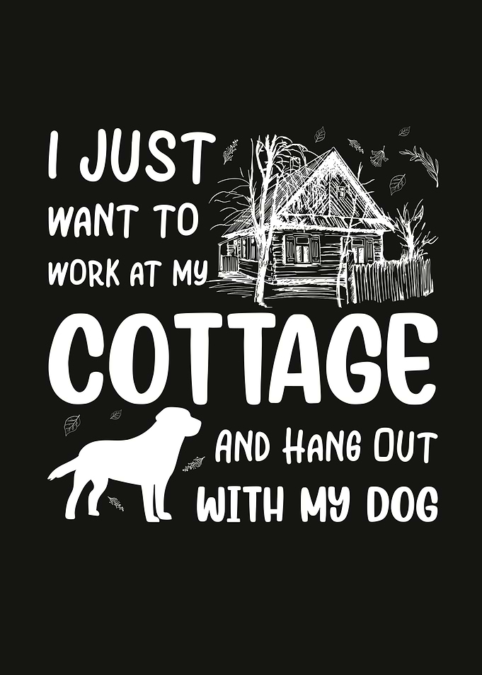 Cottagecore Cottage Dog