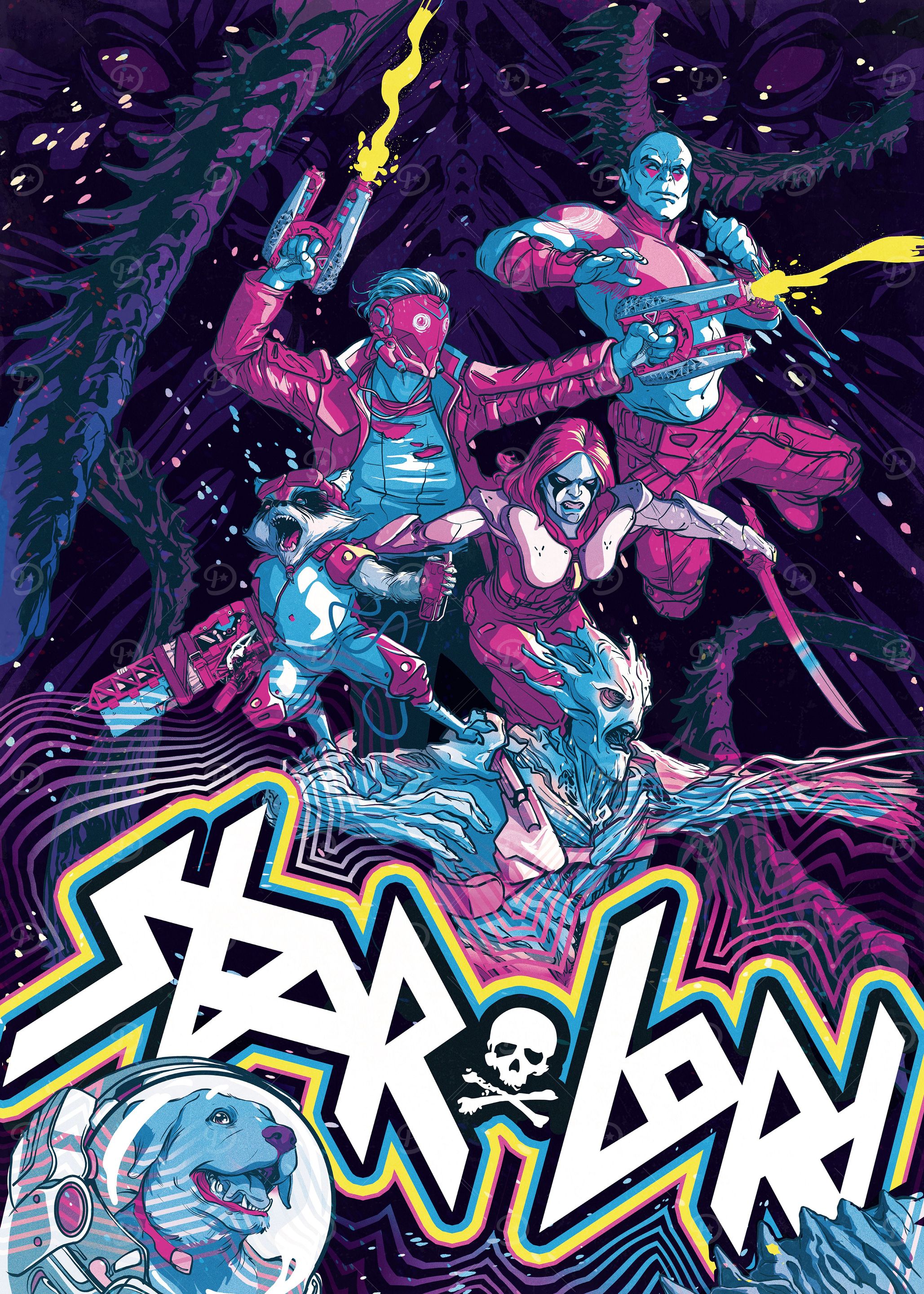 The Guardians Of The Galaxy Game (GOTG)' Posters | Marvel | Displate