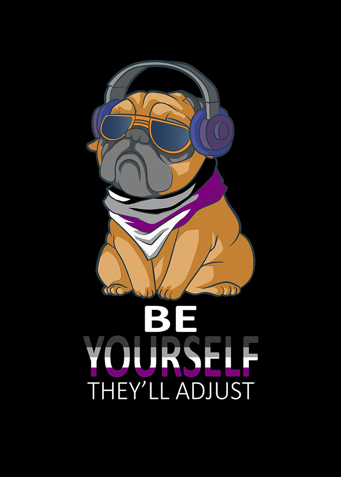 Asexual Funny Pride Dog