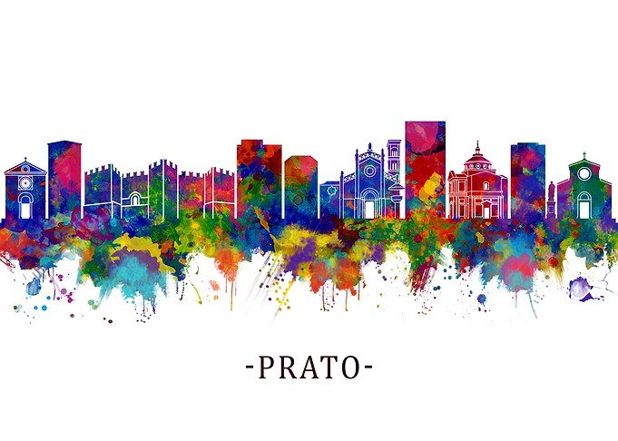 Prato Italy Skyline