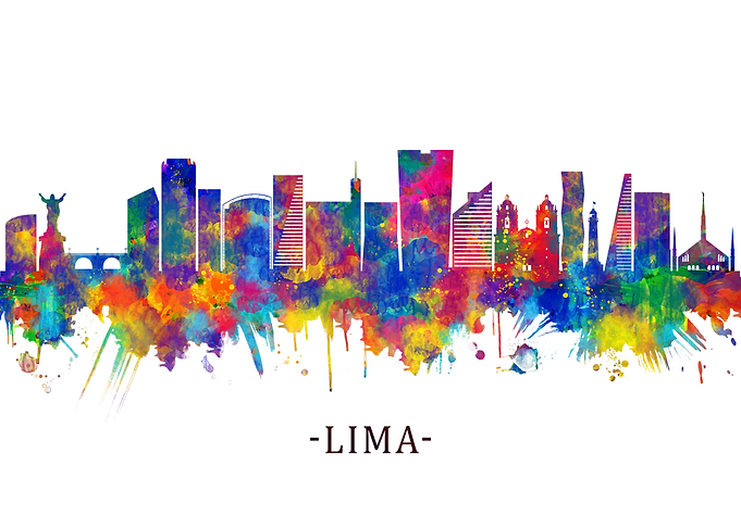 Lima Peru Skyline